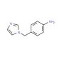 4-[(1H-Imidazol-1-yl)methyl]anilinet (CAS 56643-85-7) - chemical structure image