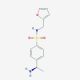 4-[(1R)-1-aminoethyl]-N-(2-furylmethyl)benzenesulfonamide - chemical structure image
