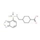 4-{[(2,1,3-Benzothiadiazol-4-ylsulfonyl)amino]-methyl}cyclohexanecarboxylic acid - chemical structure image