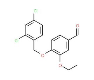 4-[(2,4-Dichlorobenzyl)oxy]-3-ethoxybenzaldehyde - chemical structure image