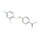 4-{[(2,4-dichlorophenyl)thio]methyl}benzoic acid - chemical structure image