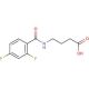 4-[(2,4-difluorobenzoyl)amino]butanoic acid - chemical structure image