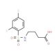 4-{[(2,4-difluorophenyl)sulfonyl]amino}butanoic acid - chemical structure image