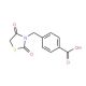 4-[(2,4-dioxo-1,3-thiazolidin-3-yl)methyl]benzoic acid - chemical structure image