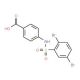 4-{[(2,5-dibromophenyl)sulfonyl]amino}benzoic acid - chemical structure image