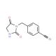 4-[(2,5-dioxoimidazolidin-1-yl)methyl]benzonitrile - chemical structure image