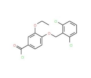 4-[(2,6-dichlorobenzyl)oxy]-3-ethoxybenzoyl chloride - chemical structure image