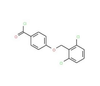 4-[(2,6-dichlorobenzyl)oxy]benzoyl chloride - chemical structure image
