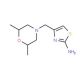 4-[(2,6-dimethylmorpholin-4-yl)methyl]-1,3-thiazol-2-amine - chemical structure image