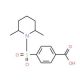 4-[(2,6-dimethylpiperidin-1-yl)sulfonyl]benzoic acid - chemical structure image