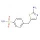 4-[(2-amino-1,3-thiazol-5-yl)methyl]benzenesulfonamide - chemical structure image