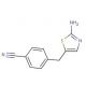 4-[(2-amino-1,3-thiazol-5-yl)methyl]benzonitrile (CAS 926253-88-5) - chemical structure image