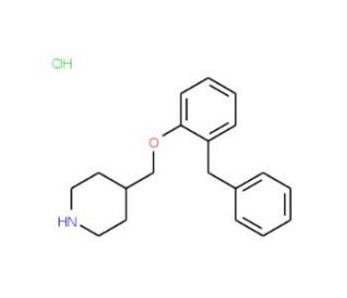 4-[(2-Benzylphenoxy)methyl]piperidinehydrochloride - chemical structure image