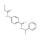 4-[(2-Bromoacetyl)amino]-N-(1-phenylethyl)-benzamide - chemical structure image