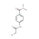 4-[(2-Bromoacetyl)amino]-N,N-dimethylbenzamide - chemical structure image