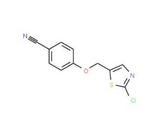 4-[(2-Chloro-1,3-thiazol-5-yl)methoxy]-benzenecarbonitrile - chemical structure image