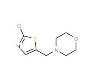 4-[(2-Chloro-1,3-thiazol-5-yl)methyl]morpholine (CAS 339105-10-1) - chemical structure image