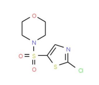 4-[(2-chloro-1,3-thiazol-5-yl)sulfonyl]morpholine - chemical structure image