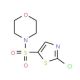 4-[(2-chloro-1,3-thiazol-5-yl)sulfonyl]morpholine - chemical structure image
