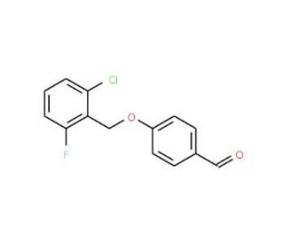 4-[(2-chloro-6-fluorobenzyl)oxy]benzaldehyde (CAS 172932-10-4) - chemical structure image