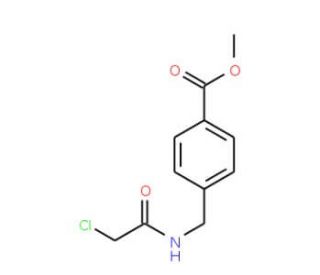 4-[(2-Chloro-acetylamino)-methyl]-benzoic acid methyl ester - chemical structure image