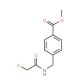 4-[(2-Chloro-acetylamino)-methyl]-benzoic acid methyl ester - chemical structure image
