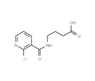 4-[(2-Chloro-pyridine-3-carbonyl)amino]butyricacid - chemical structure image