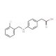 {4-[(2-Chlorobenzyl)amino]phenyl}acetic acid - chemical structure image