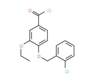 4-[(2-chlorobenzyl)oxy]-3-ethoxybenzoyl chloride - chemical structure image