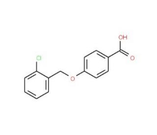 4-[(2-Chlorobenzyl)oxy]benzoic acid - chemical structure image