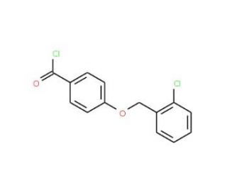 4-[(2-chlorobenzyl)oxy]benzoyl chloride - chemical structure image