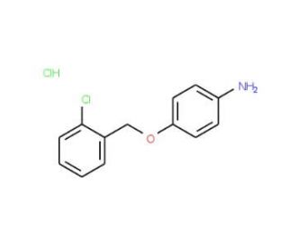 4-[(2-chlorophenyl)methoxy]aniline hydrochloride (CAS 1043471-44-8) - chemical structure image