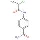 4-[(2-chloropropanoyl)amino]benzamide - chemical structure image