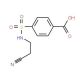 4-{[(2-cyanoethyl)amino]sulfonyl}benzoic acid - chemical structure image