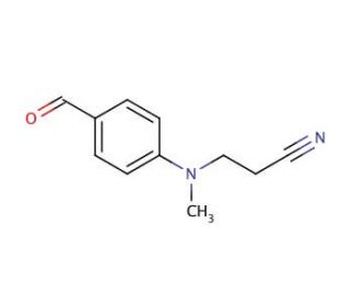 4-[(2-Cyanoethyl)methylamino]benzaldehyde (CAS 94-21-3) - chemical structure image