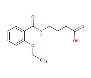 4-[(2-ethoxybenzoyl)amino]butanoic acid - chemical structure image