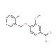 4-[(2-Fluorobenzyl)oxy]-3-methoxybenzoic acid - chemical structure image
