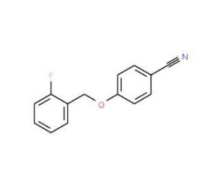 4-[(2-Fluorobenzyl)oxy]benzenecarbonitrile - chemical structure image