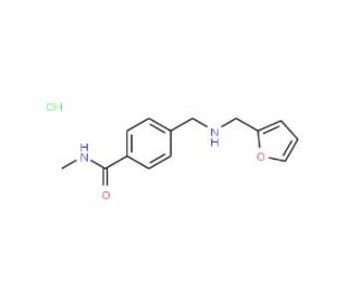 4-{[(2-furylmethyl)amino]methyl}-N-methylbenzamide hydrochloride - chemical structure image