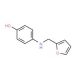 4-[(2-furylmethyl)amino]phenol - chemical structure image