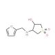 4-[(2-furylmethyl)amino]tetrahydrothiophene-3-ol 1,1-dioxide - chemical structure image