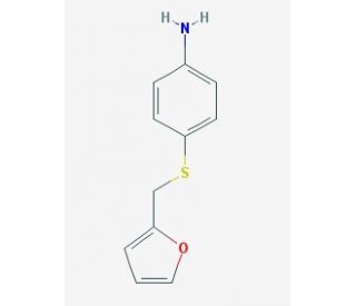4-[(2-furylmethyl)thio]aniline (CAS 869943-49-7) - chemical structure image