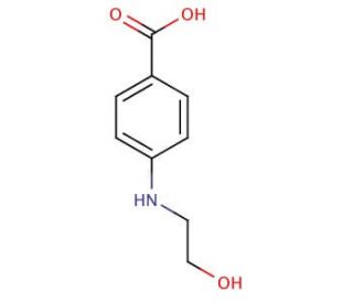 4-[(2-hydroxyethyl)amino]benzoic acid - chemical structure image