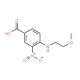 4-[(2-methoxyethyl)amino]-3-nitrobenzoic acid (CAS 284672-80-6) - chemical structure image