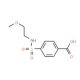 4-{[(2-methoxyethyl)amino]sulfonyl}benzoic acid - chemical structure image