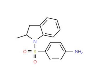 4-[(2-Methyl-2,3-dihydro-1H-indol-1-yl)sulfonyl]-aniline - chemical structure image