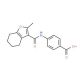 4-[(2-Methyl-4,5,6,7-tetrahydro-benzofuran-3-carbonyl)-amino]-benzoic acid - chemical structure image