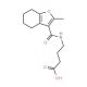 4-[(2-Methyl-4,5,6,7-tetrahydro-benzofuran-3-carbonyl)-amino]-butyric acid - chemical structure image