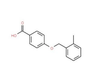 4-[(2-Methylbenzyl)oxy]benzoic acid - chemical structure image