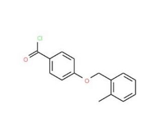 4-[(2-methylbenzyl)oxy]benzoyl chloride - chemical structure image